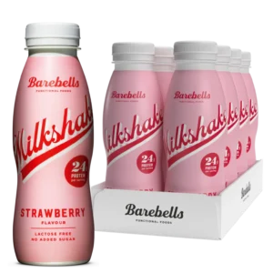 barebells strawberry milkshake 330ml case of 8