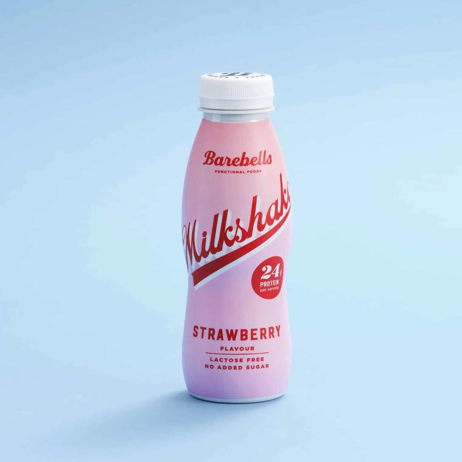 barebells strawberry milkshake 330ml single barebells strawberry milkshake 330ml single