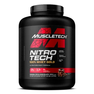 muscletech nitro tech 100% whey gold – 5.03lbs (2.28kg) – double rich chocolate us