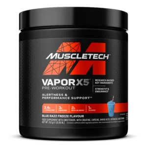 muscletech vapor x5 next gen blue raspberry fusion – 228g – eu